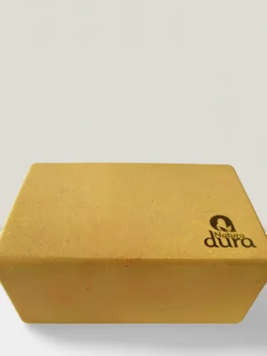 Eco-friendly cork yoga block made in Portugal