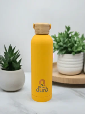 Natura Premium Bamboo Lid Water Bottle - 750ml Eco-Friendly Design