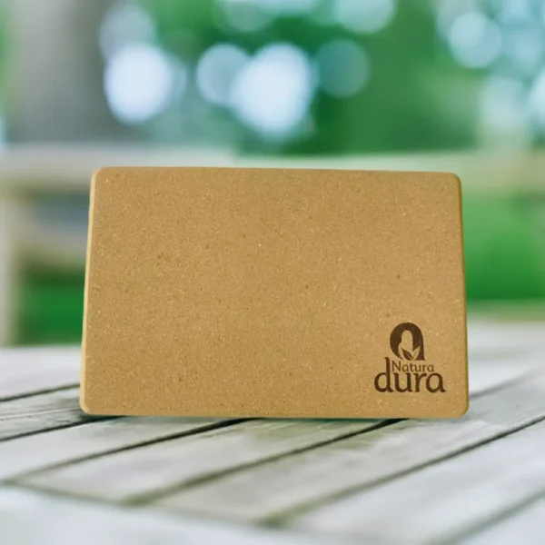 NaturaDura Natural Cork Yoga Block - Image 5