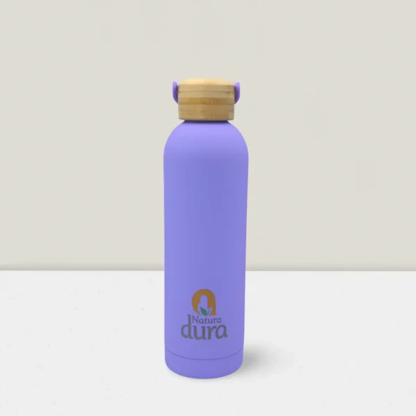 NaturaDura Premium Bamboo Lid Water Bottle (750ml) - Image 3