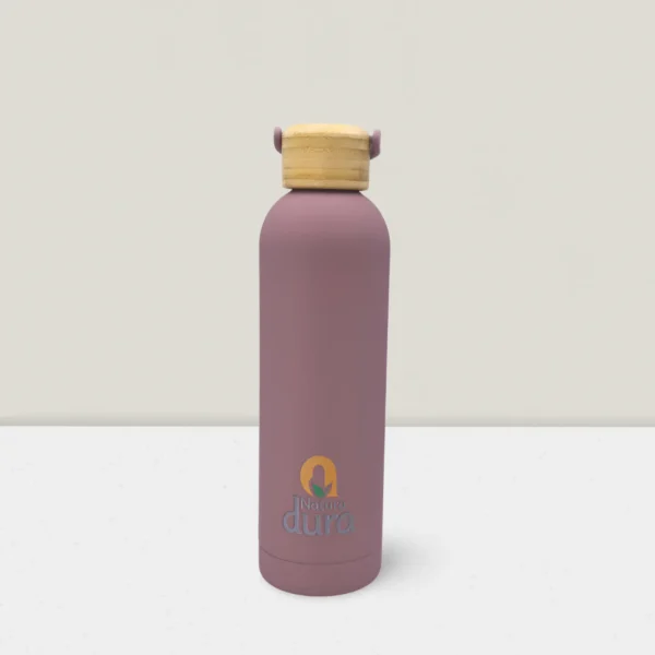 NaturaDura Premium Bamboo Lid Water Bottle (750ml) - Image 4