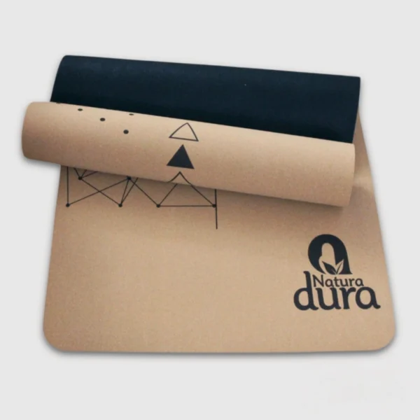NaturaDura Geometric Cork Yoga Mat