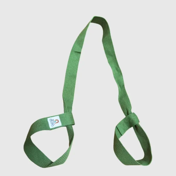 NaturaDura Organic Cotton Yoga Carry Strap (150 x 3.8 cm)